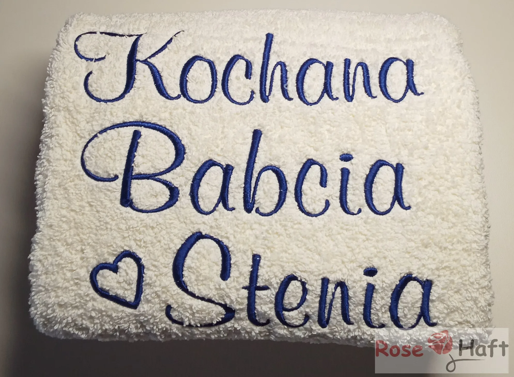 Dzień Babci i Dziadka Prezent Komplet Ręczników z haftem 70x140 cm - obrazek 4