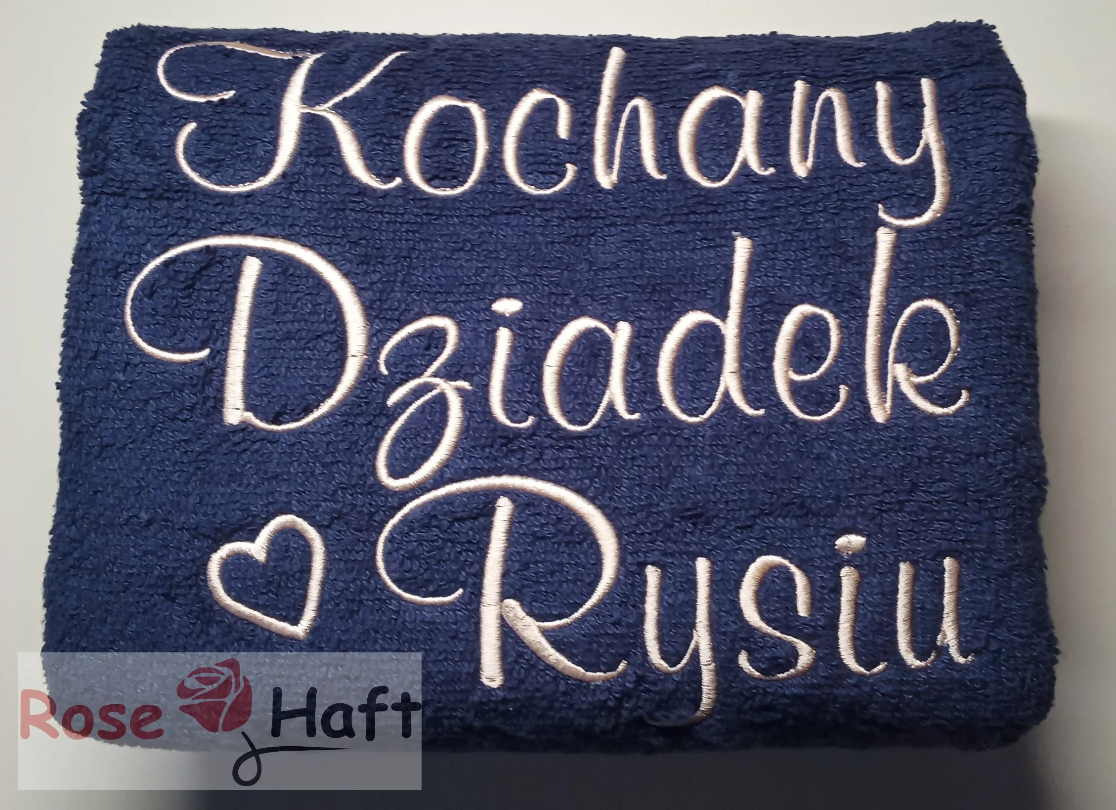 Dzień Babci i Dziadka Prezent Komplet Ręczników z haftem 70x140 cm - obrazek 3