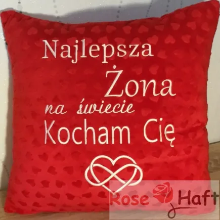 walentynki poduszka