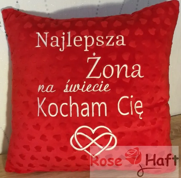 walentynki poduszka